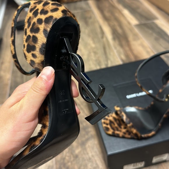 YSL CHEETAH OPYUM SANDALS - Picture 6 of 8